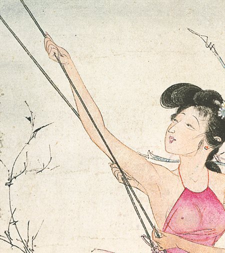 溧阳-胡也佛的仕女画和最知名的金瓶梅秘戏图